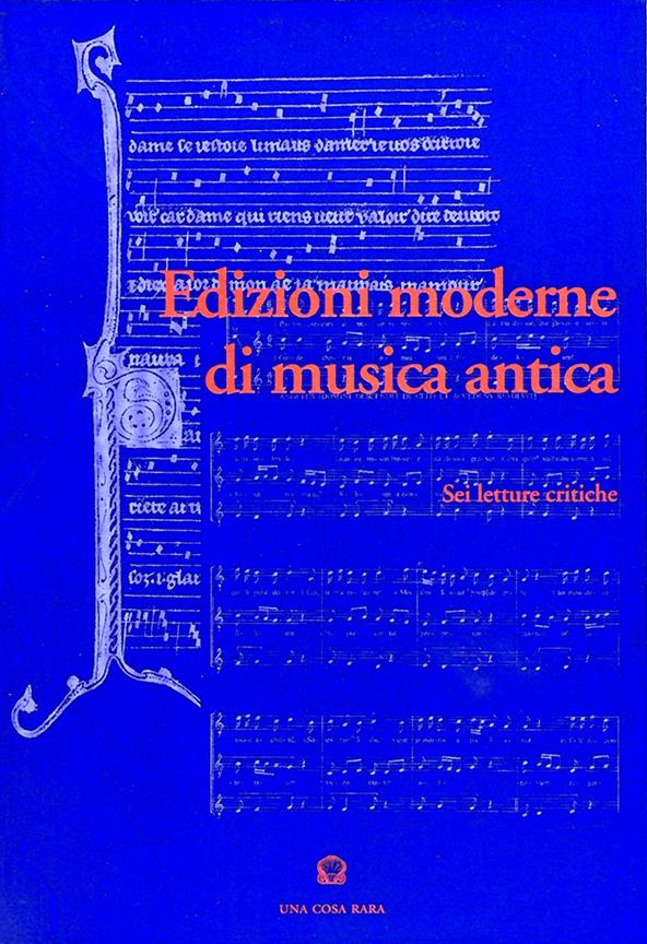 Edizioni moderne di musica antica